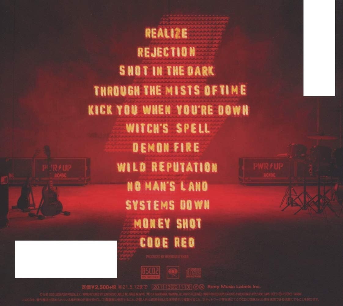 New 2020 AC/DC POWER UP JAPAN ONLY BLU-SPEC CD DIGI SLEEVE