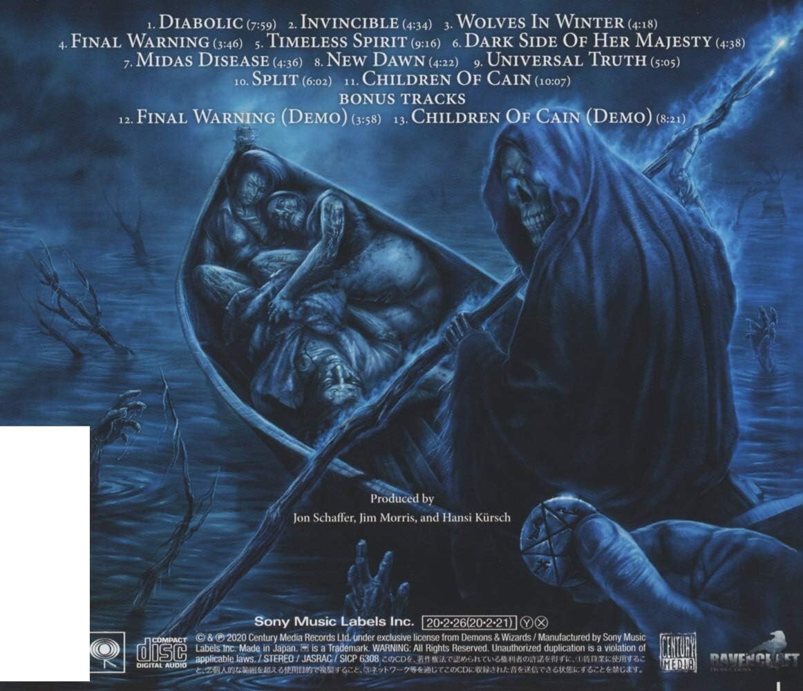 New DEMONS AND WIZARDS III Hansi Kürsch ( BLIND GUARDIAN ) BONUS TRACK JAPAN CD