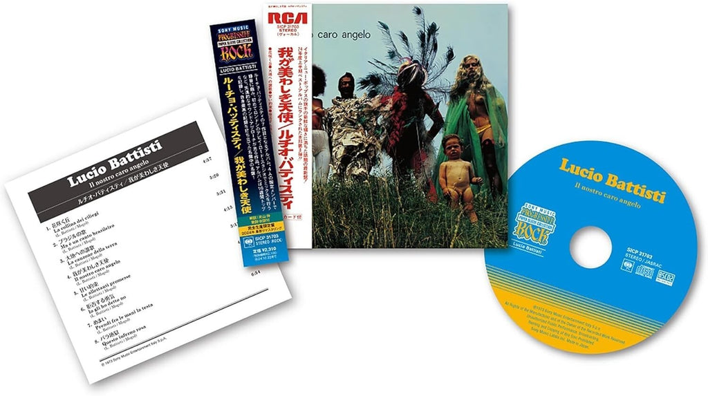 New LUCIO BATTISTI IL NOSTRO CARO ANGELO JAPAN MINI LP BLU-SPEC CD