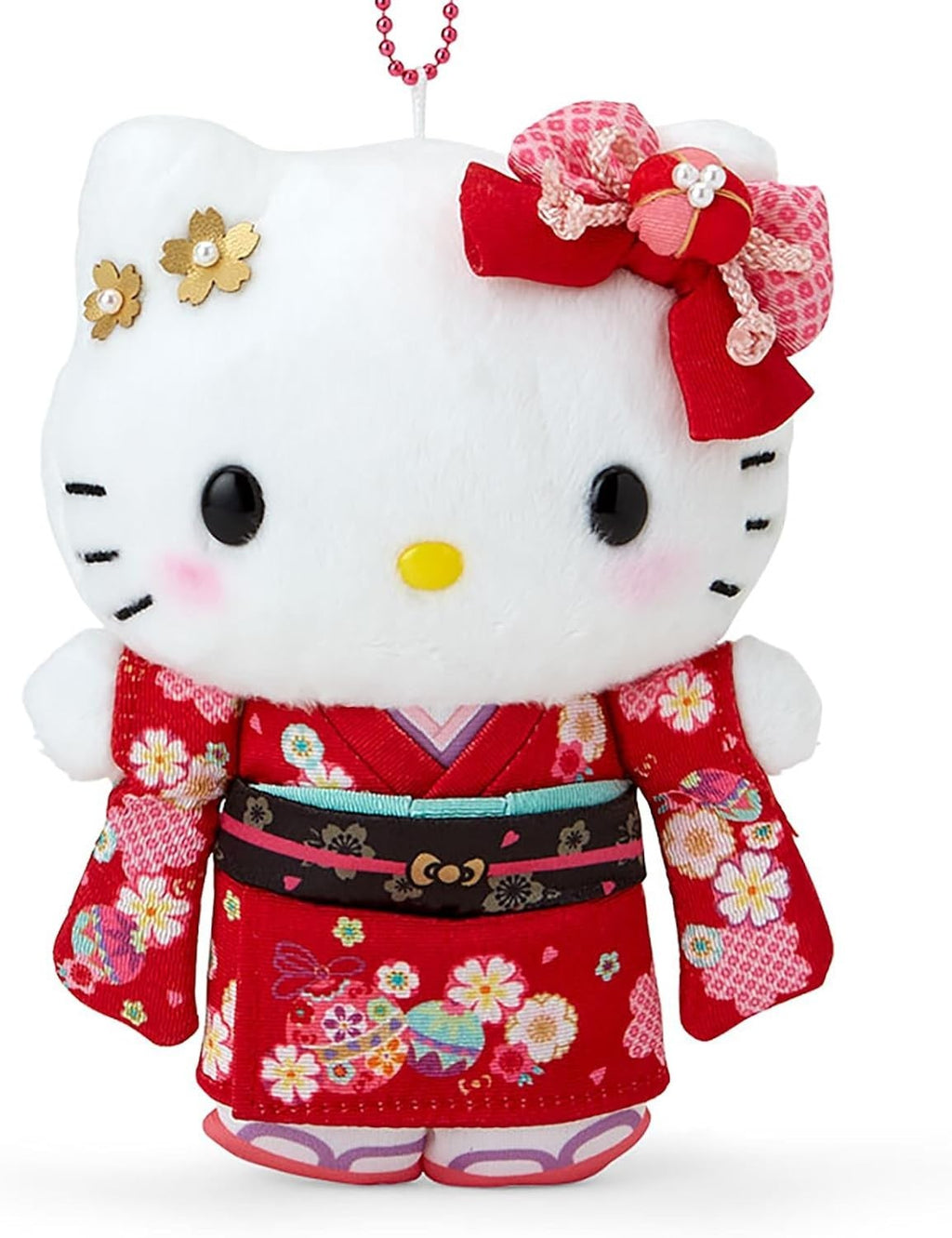 Sanrio SANRIO Mascot Holder Kimono Hello Kitty 068454 NEW