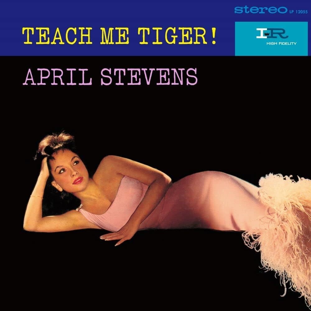 CD APRIL STEVENS TEACH ME TIGER ! JAPAN MINI LP CD WITH OBI