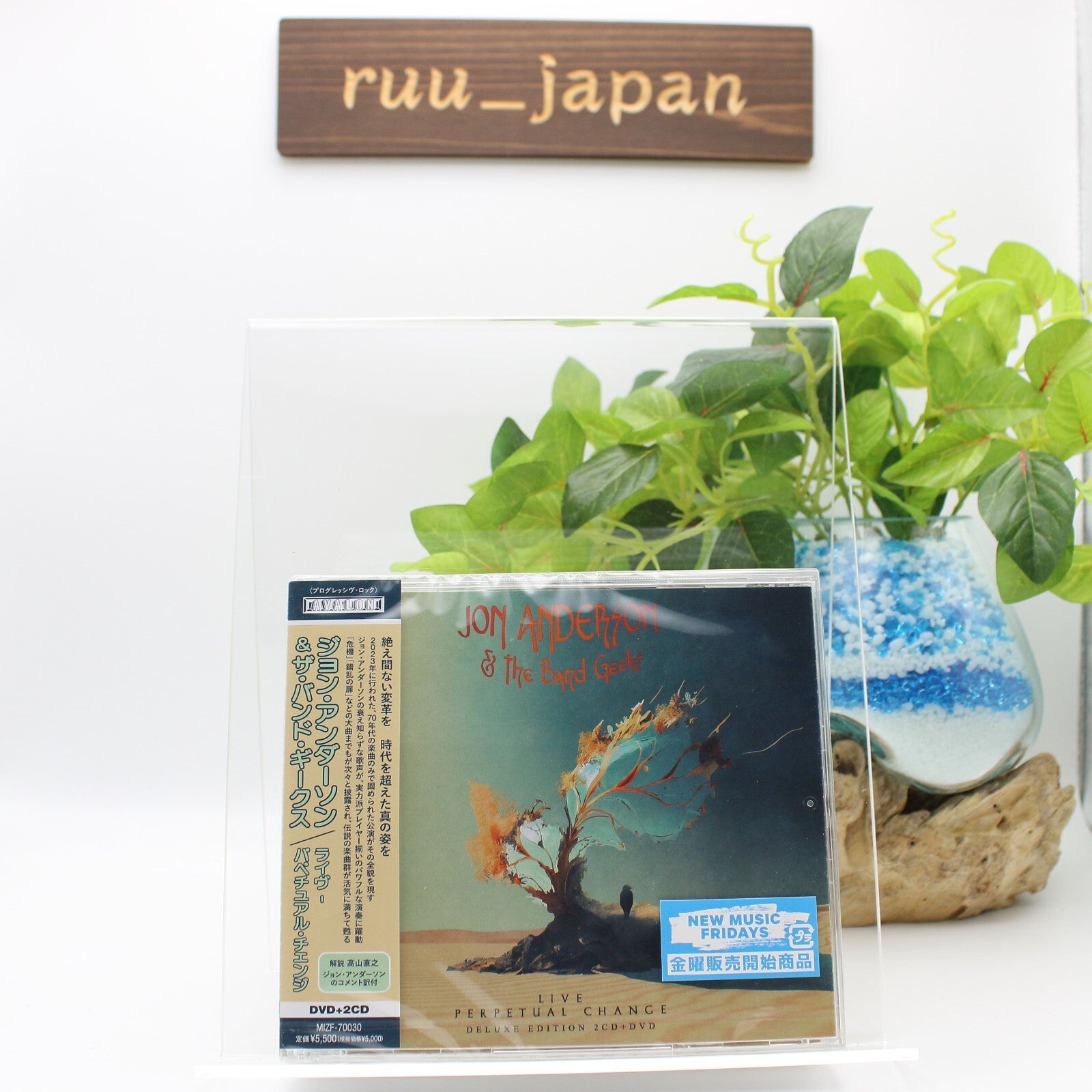 New JON ANDERSON & THE BAND GEEKS LIVE PERPETUAL CHANGE 2025 JAPAN 2CD + DVD