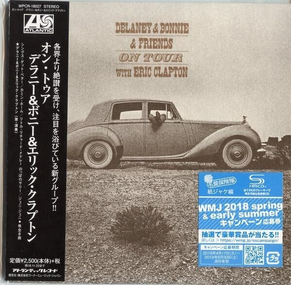 New 2018 DELANEY & BONNIE On Tour With Eric Clapton JAPAN MINI LP SHM CD