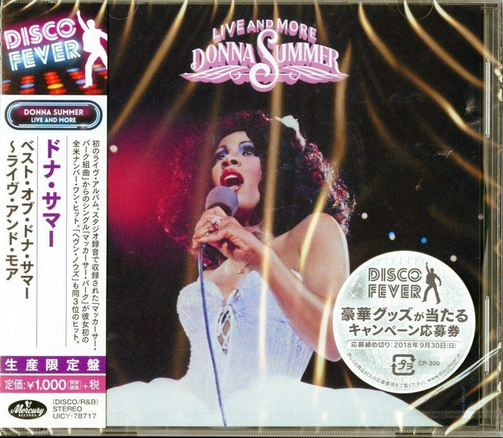 New Donna Summer CD Live And More LA 1978 Japan OBI