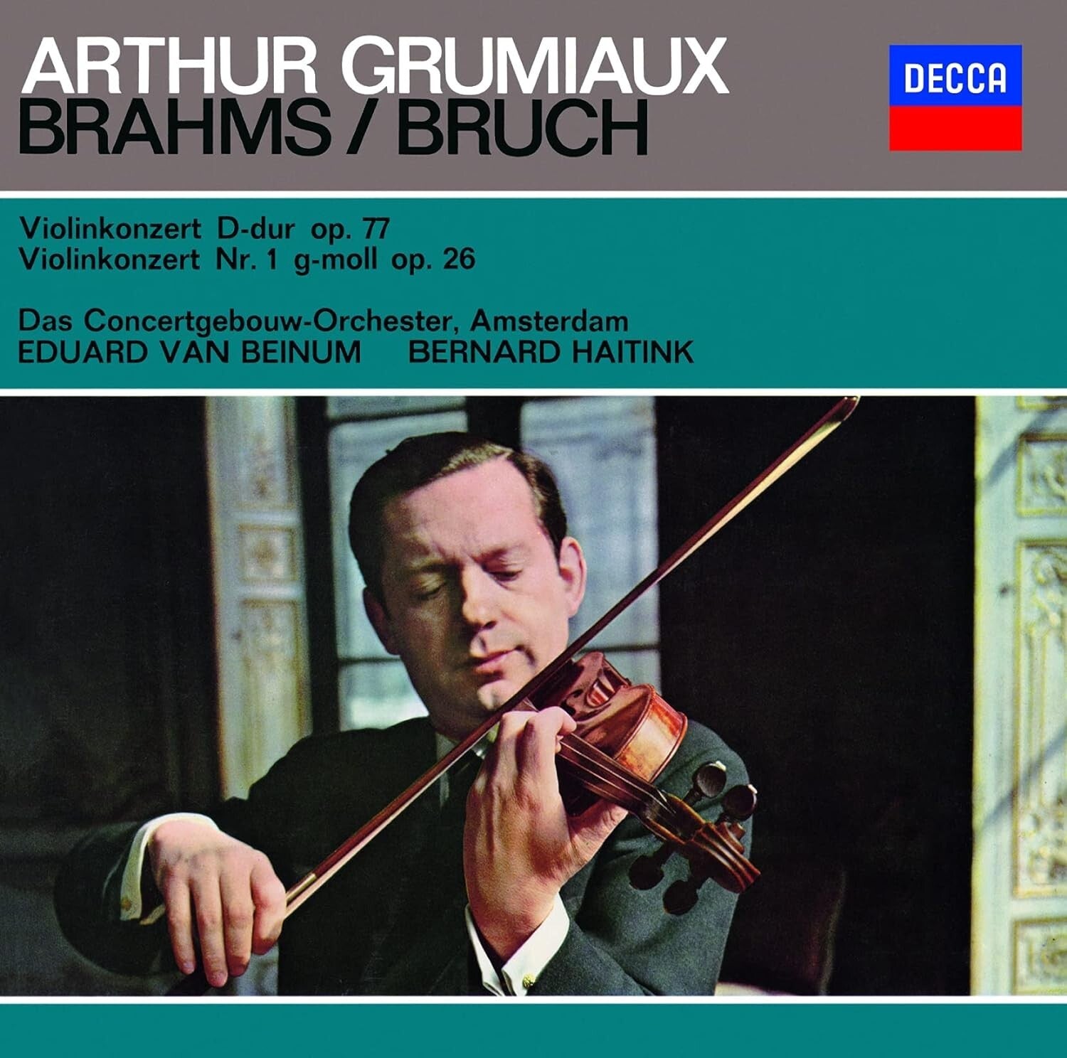 Grumiaux Violin NEW CD (SHM-CD) Brahms/Bruch Concertos From Japan NEW