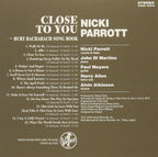 New Nicki Parrott Jazz CD Close To You - Burt Bacharach Song Book Paper OBI S