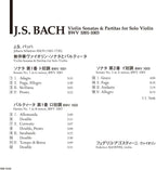 CD New Meister Music J.S. Bach Violin Sonatas And Partitas For Solo Violin