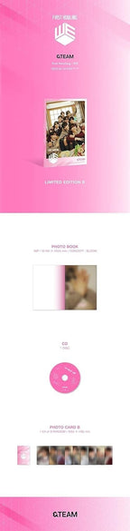CD &TEAM First Howling : WE First Limited Edition Type B CD Photo Book Card
