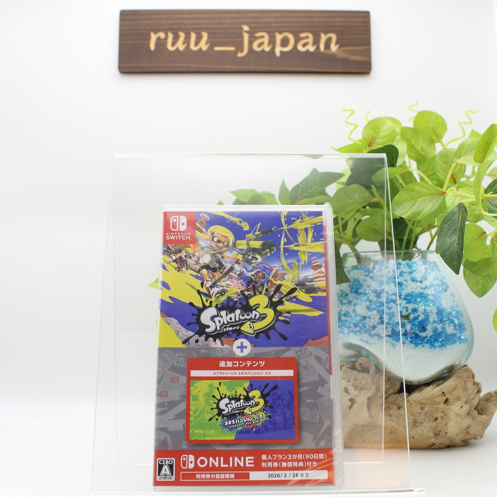 Nintendo Switch Splatoon 3 + Expansion Pass 2024 Video Game Software Japan NEW