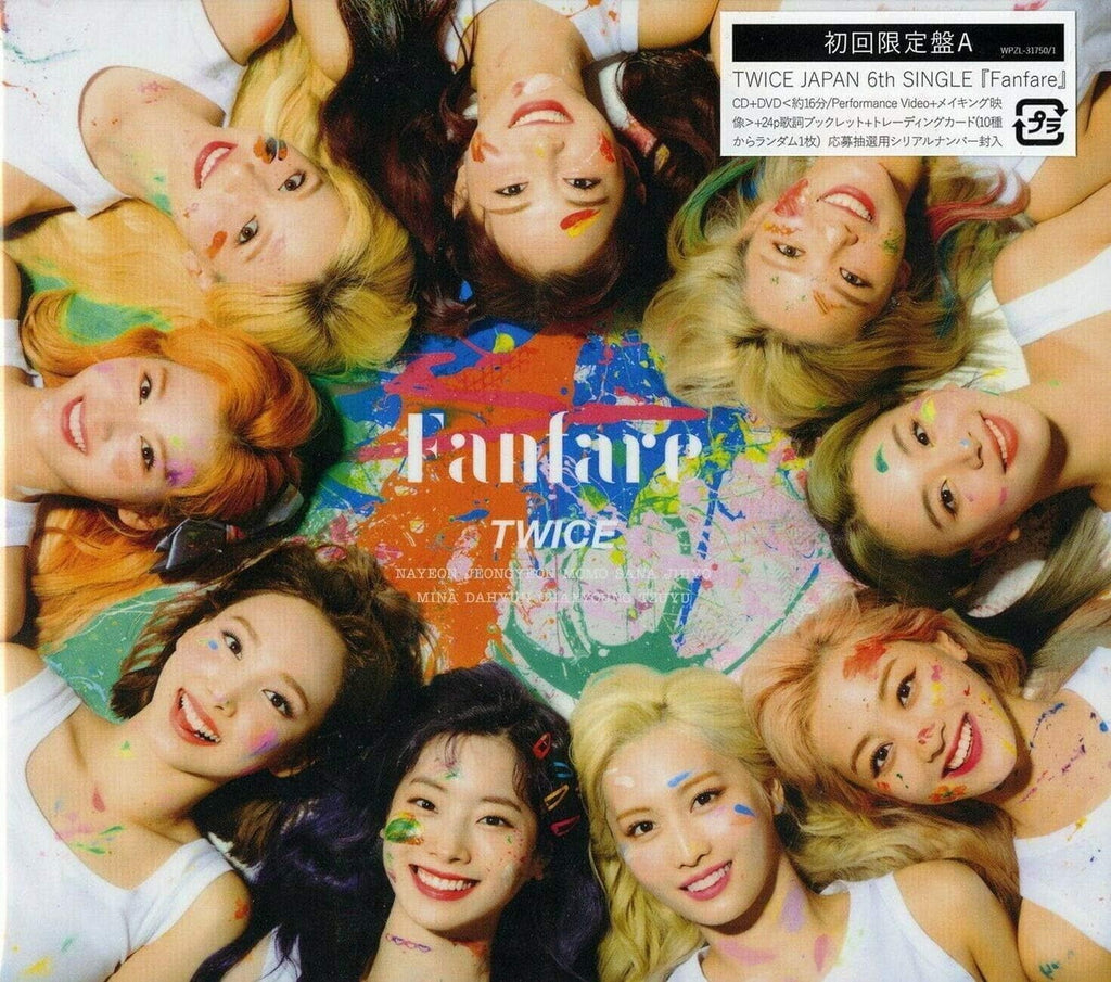 New Twice-Fanfare [TYPE A]-JAPAN CD DVD