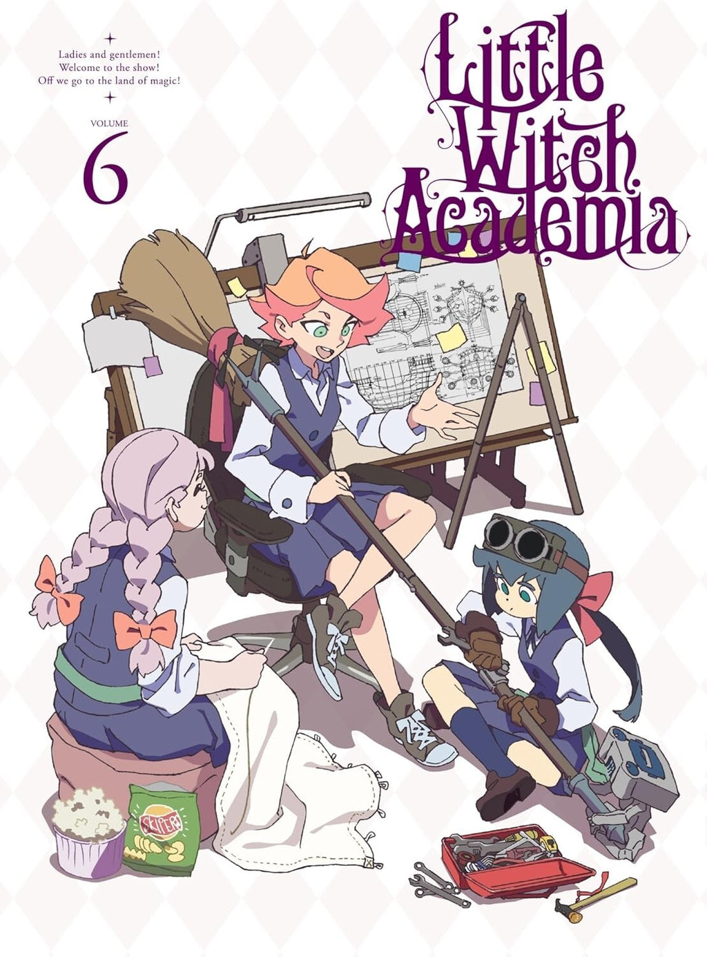 Little Witch Academia Vol.6 First Limited Edition DVD Making Book and Card New