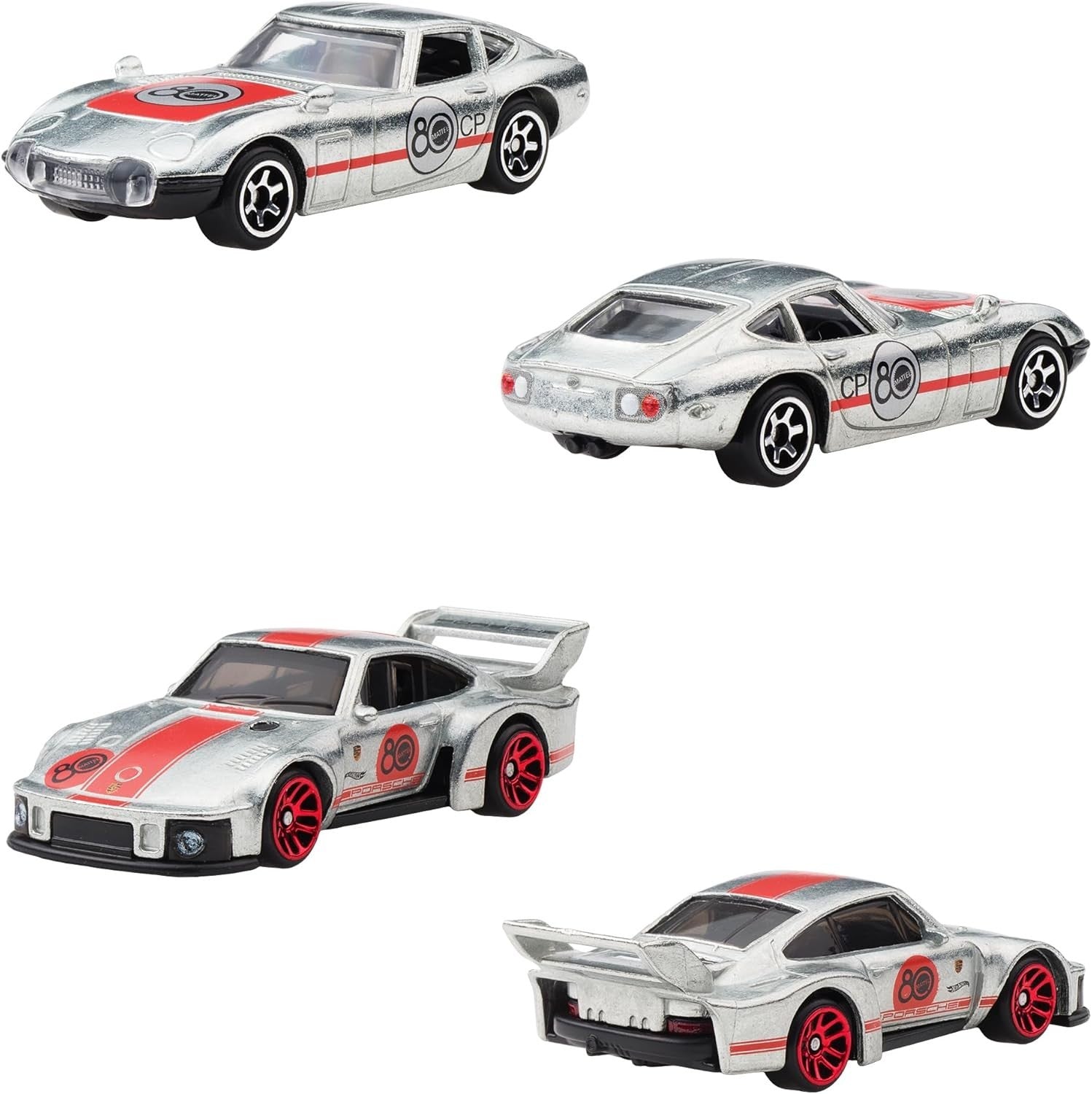 Hot Wheels Mattel 80th Anniversary 7-Pack Vehicle Toys 7 Mini Cars Metal NEW