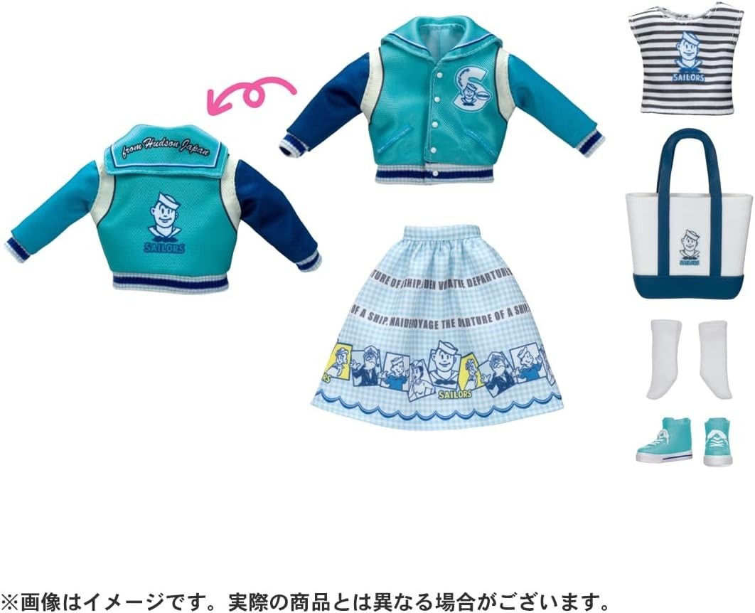 Takara Tomy Licca-chan Doll  Retro Lica  Sailors  Marine Fashion  Changeable NEW