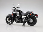 Aoshima Yamaha Vmax Black2 1:12 Scale Diecast Bike NEW