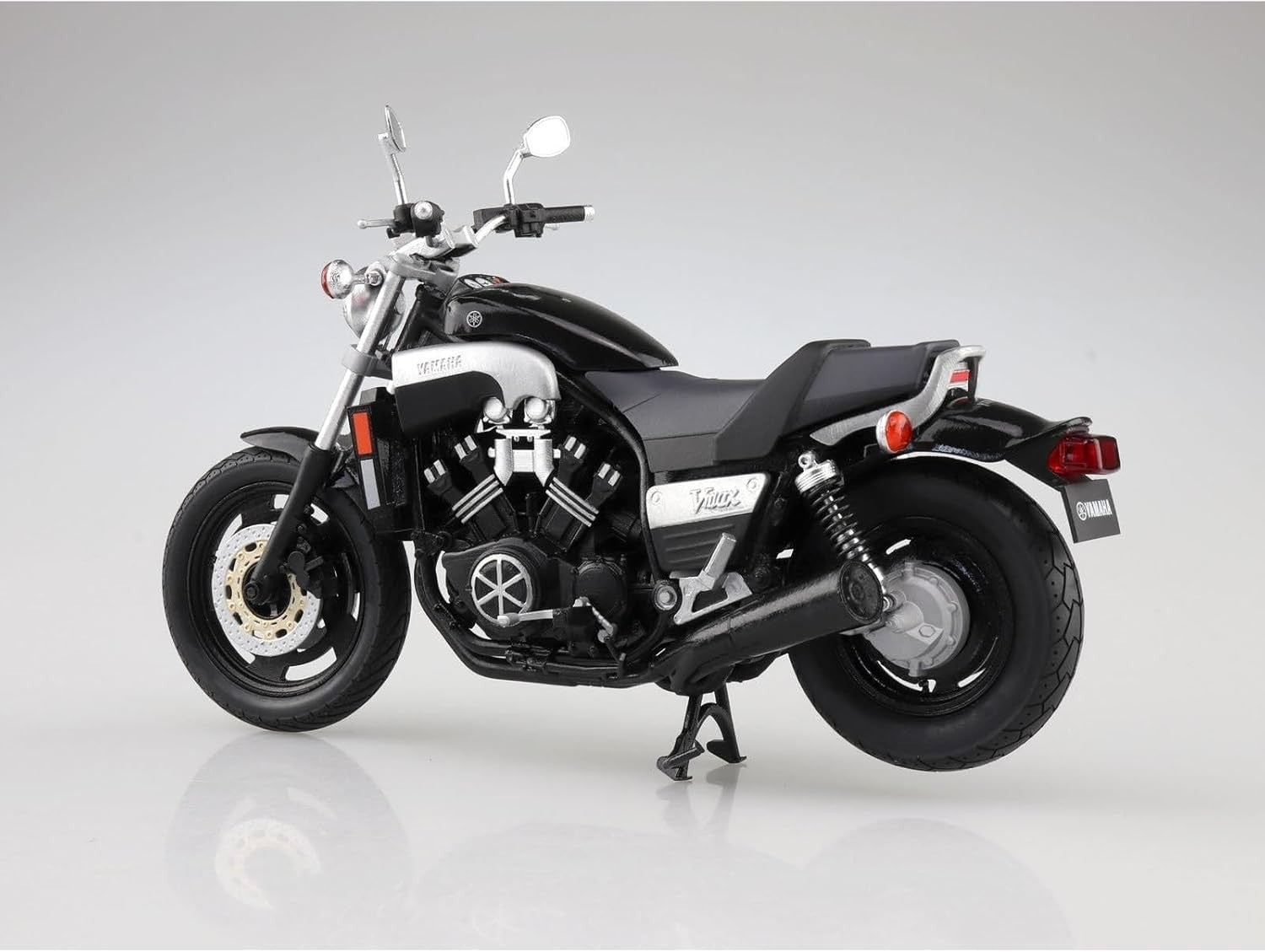 Aoshima Yamaha Vmax Black2 1:12 Scale Diecast Bike NEW