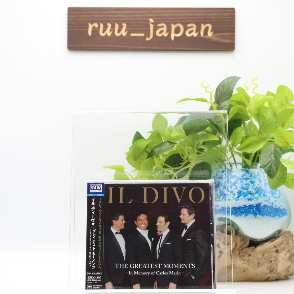 IL DIVO-The Greatest Moments - In memory of Carlos Marin --Japan CD New