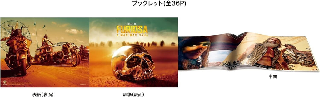 Furiosa A Mad Max Saga 4K ULTRA HD & Blu-ray Set w/ Booklet & Character Card New