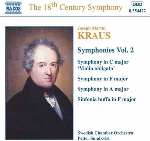 New Kraus, Joseph Martin (1756-1792) - Kraus: Symphonies, Vol 2 [CD]