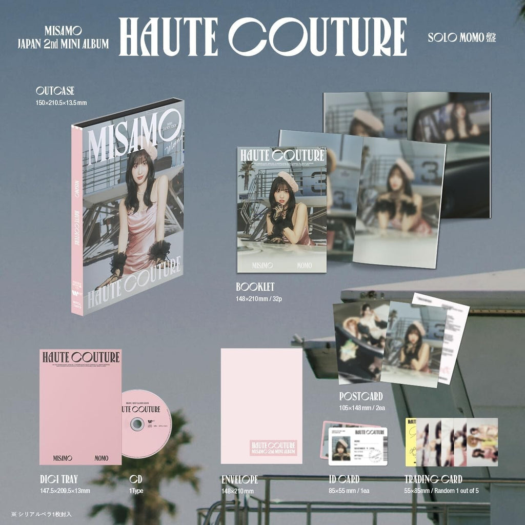 New TWICE MISAMO HAUTE COUTURE MOMO Version w Bonus Track 2nd Mini Album CD