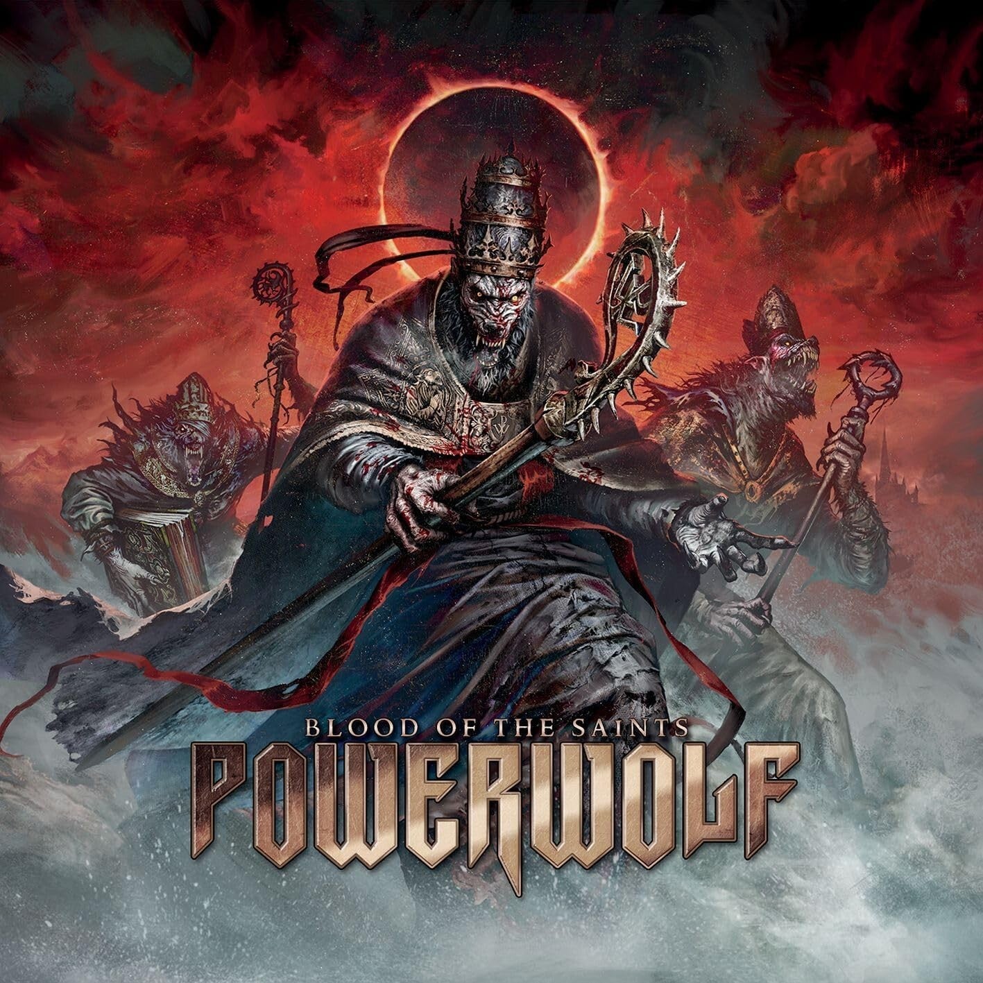 New POWERWOLF BLOOD OF THE SAINTS 2023 JAPAN 2 CD SET