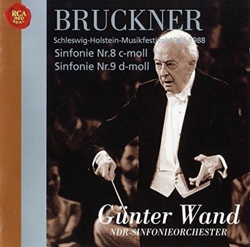 Günter Wand NDR-SO Live 2 CD Bruckner Symphony No.8,9 Japan OBI NEW