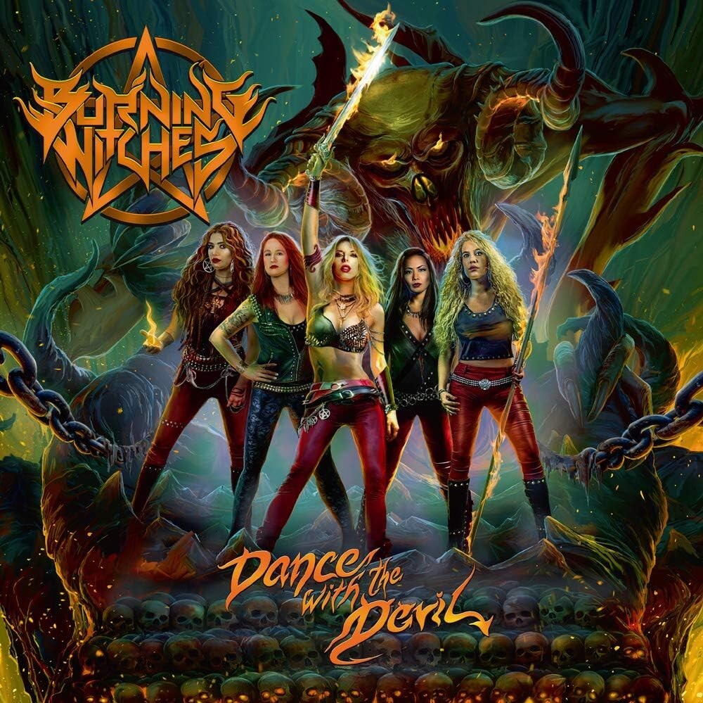 New 2020 BURNING WITCHES DANCE WITH THE DEVIL JAPAN CD