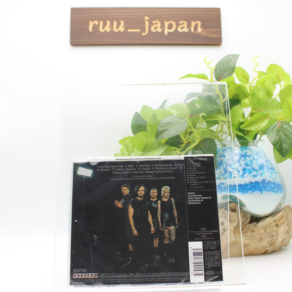 THE RASMUS RISE WITH BONUS TRACK JAPAN CD New