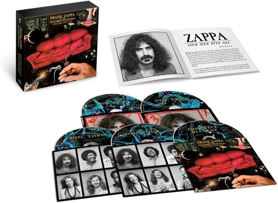 FRANK ZAPPA ONE SIZE FITS ALL  50TH 2025 JAPAN 4 SHM CD + BLU-RAY AUDIO NEW