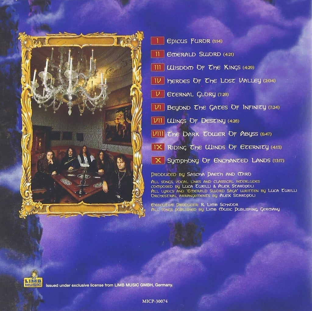 RHAPSODY-SYMPHONY ENCHANTED LANDS-JAPAN MINI LP SHM-CD VICTOR ENTERTAINMENT NEW