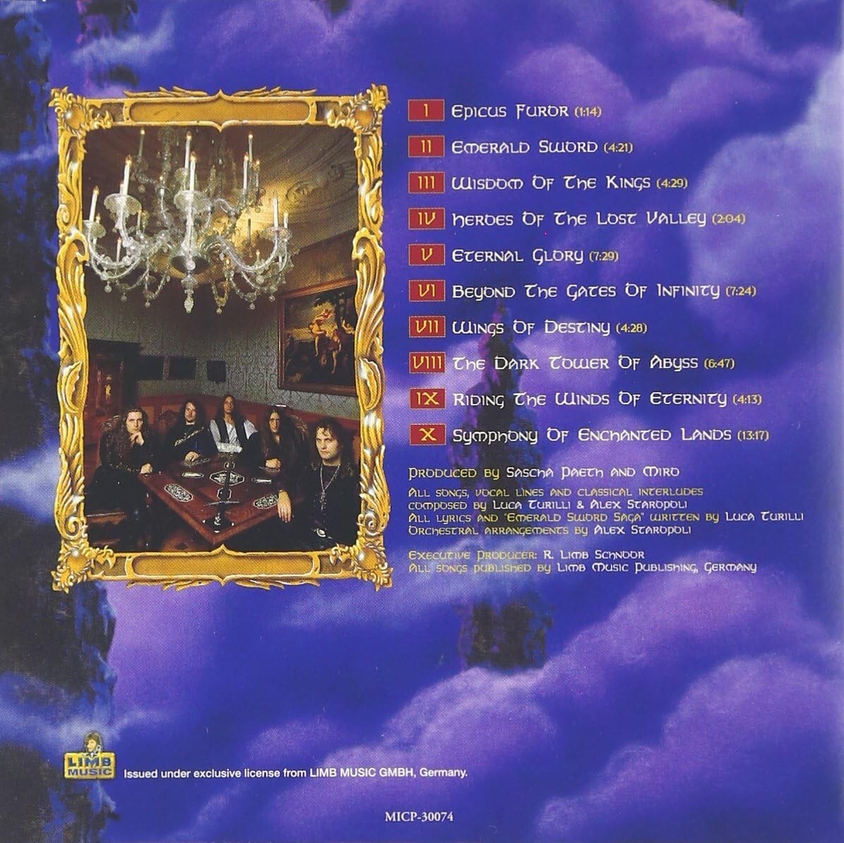 RHAPSODY-SYMPHONY ENCHANTED LANDS-JAPAN MINI LP SHM-CD VICTOR ENTERTAINMENT NEW