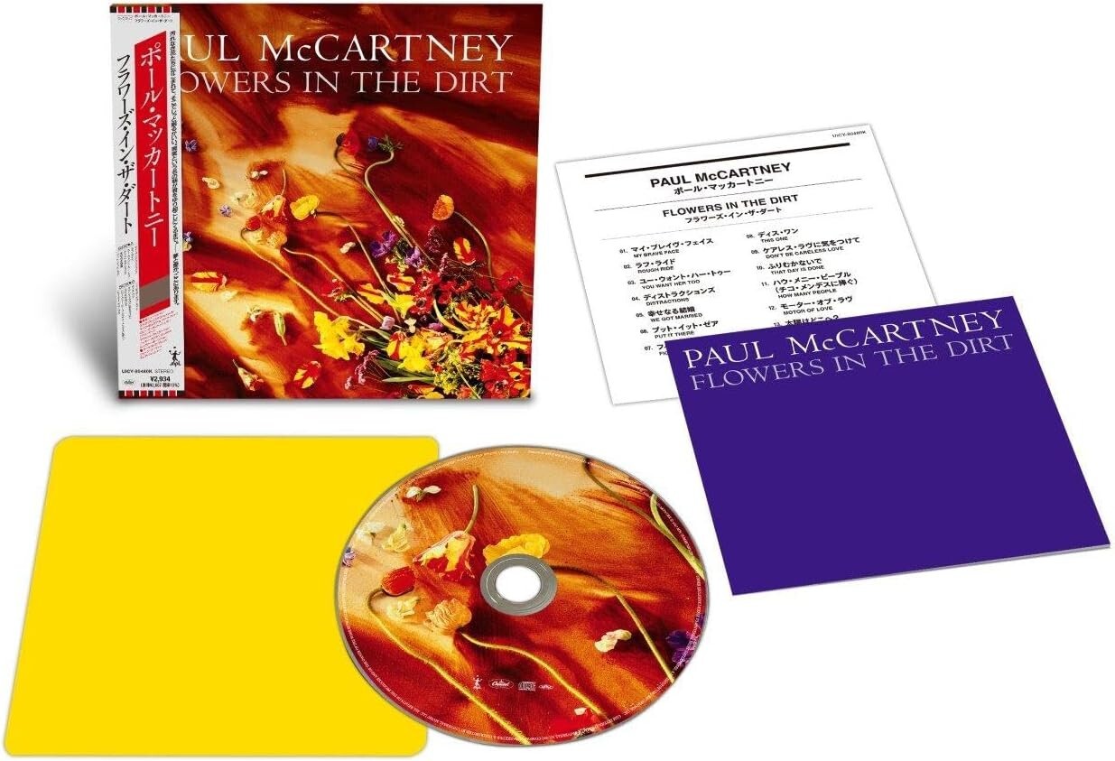 CD Paul McCartney Flowers In The Dirt Limited SHM-CD Cardboard Japan OBI
