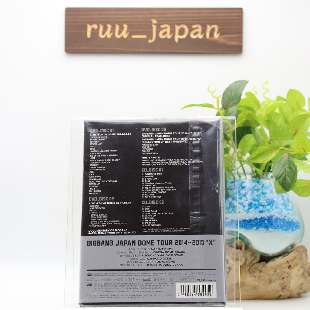 BIGBANG -BIGBANG JAPAN DOME TOUR X- 3 DVD+ 2 CD+ Photo Book Limited New