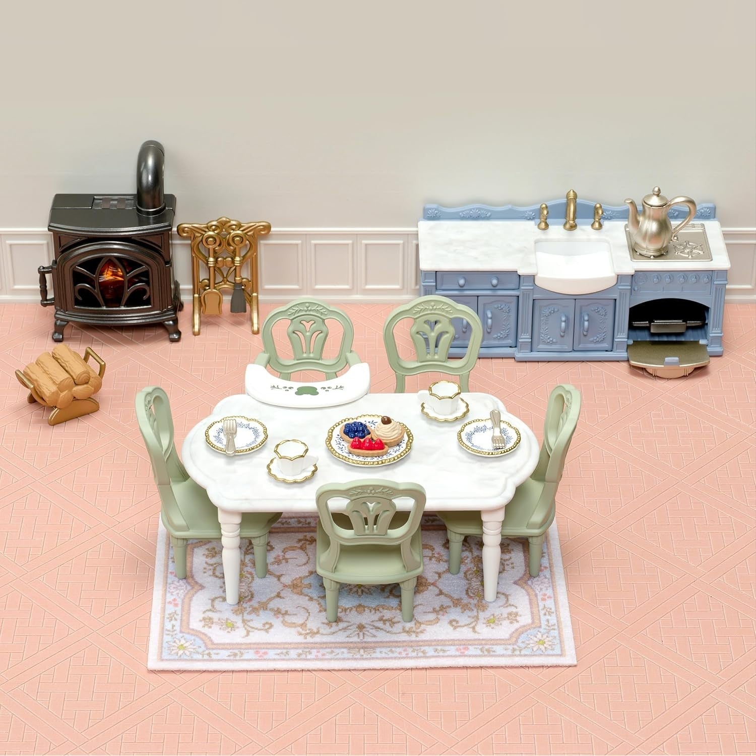 Sylvanian Families Furniture [Shimmering Waterside Red Roof House Elegant NEW