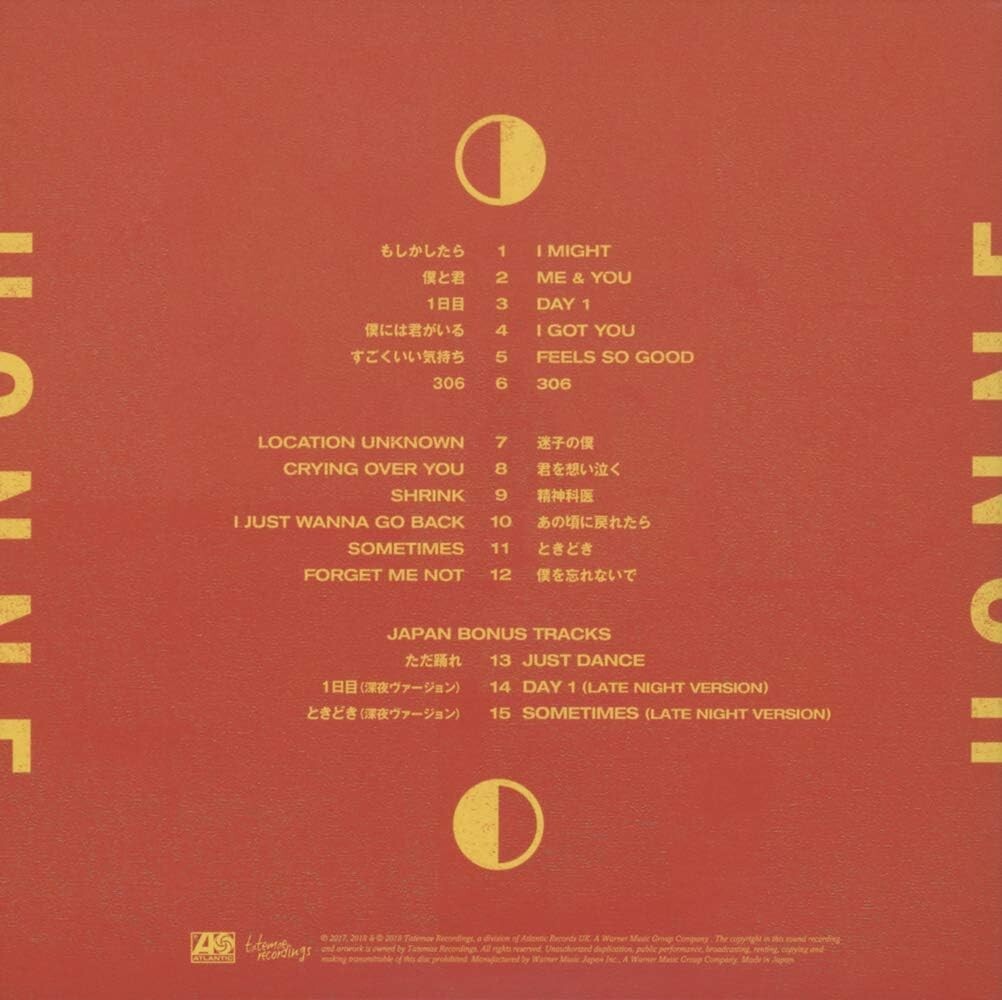 New HONNE-Love Me / Love Me Not-JAPAN CD Paper Sleeve