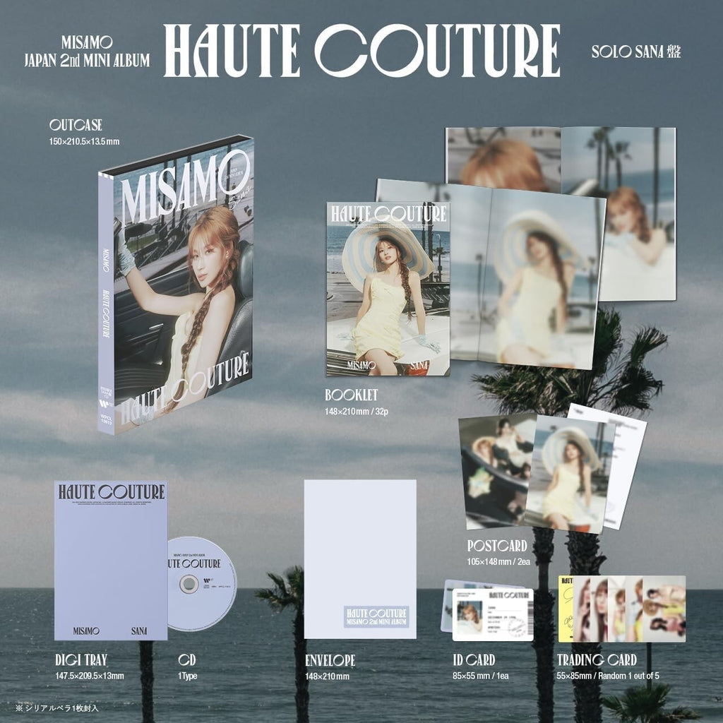 New MISAMO HAUTE COUTURE (First limited edition SANA version) JAPAN CD