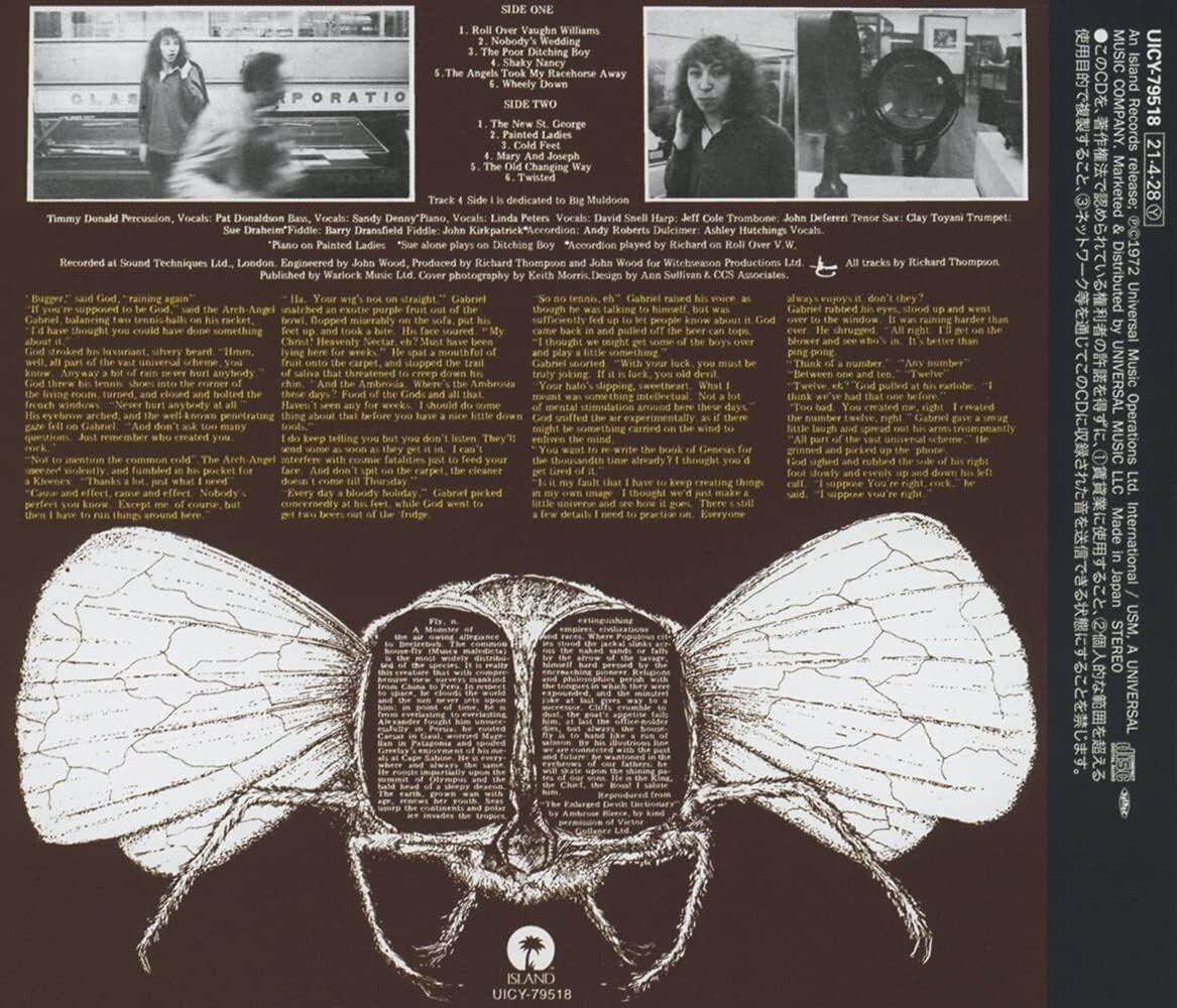Richard Thompson Henry the Human Fly Japan Music CD New