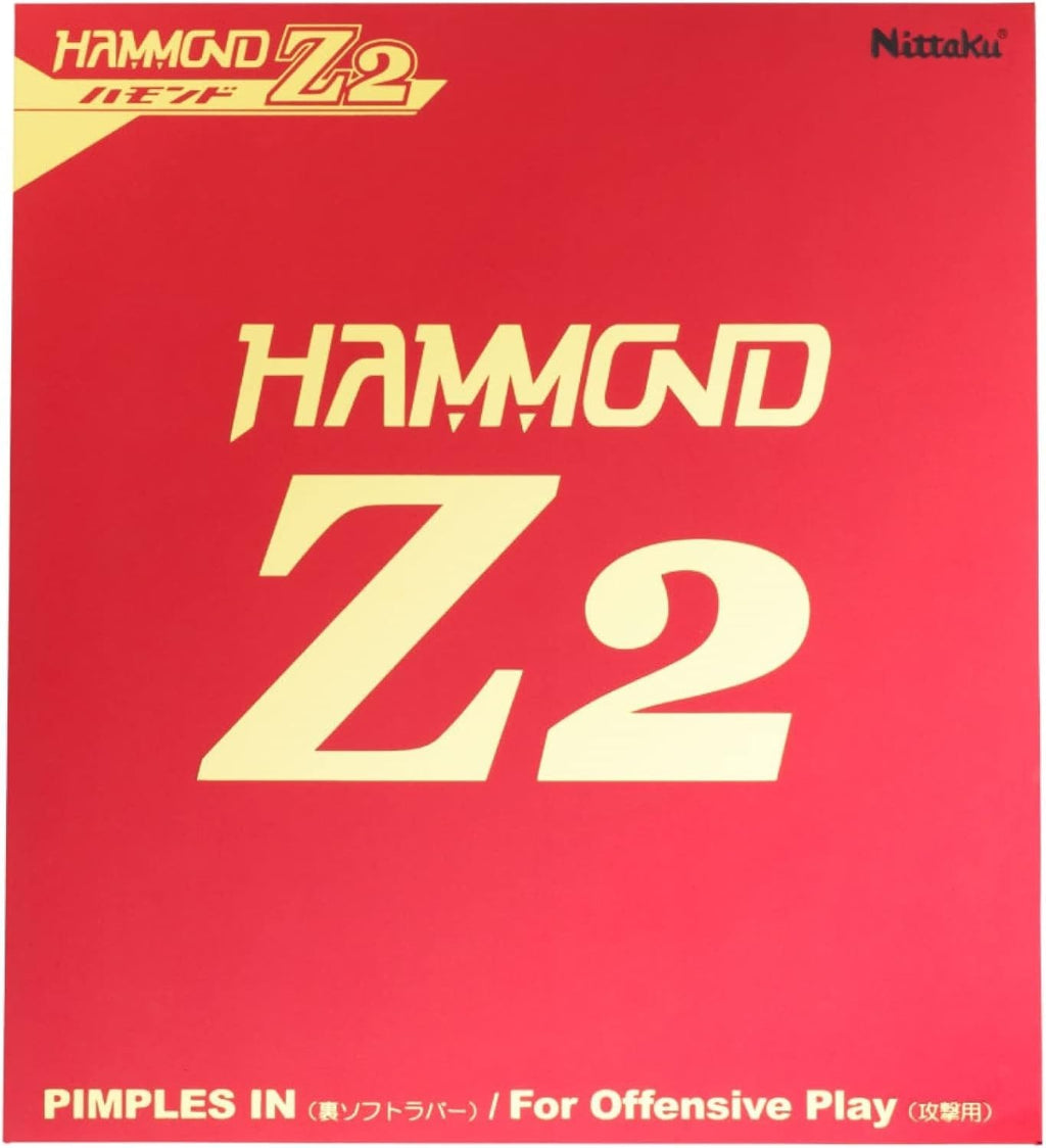 Nittaku Hammond Z2 Table Tennis Rubber ITTF (International Table Tennis NEW
