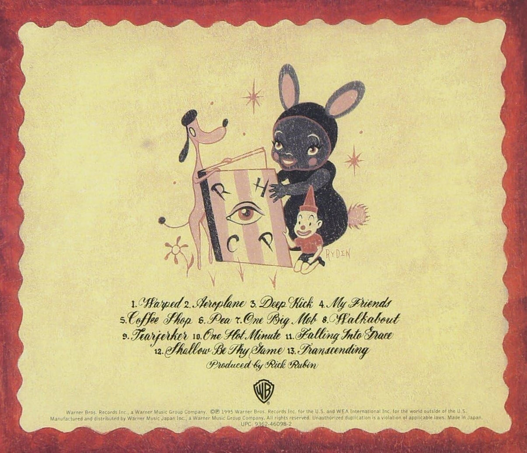 RED HOT CHILI PEPPERS-ONE HOT MINUTE-JAPAN CD BONUS TRACK New