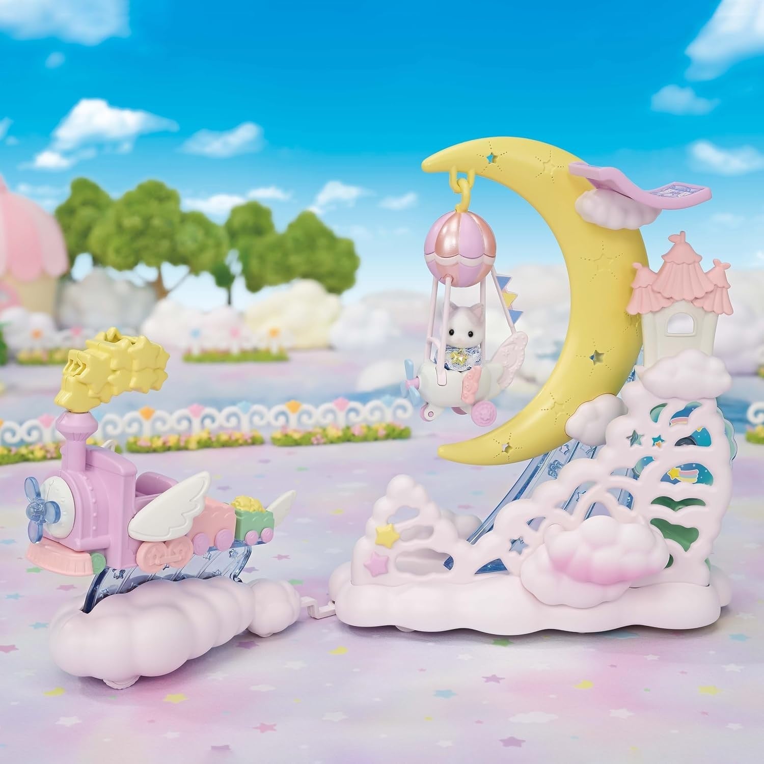 Sylvanian Family Yuenchi Attraction [Sky Moon Light Parade Set] F-39 ST Mark NEW
