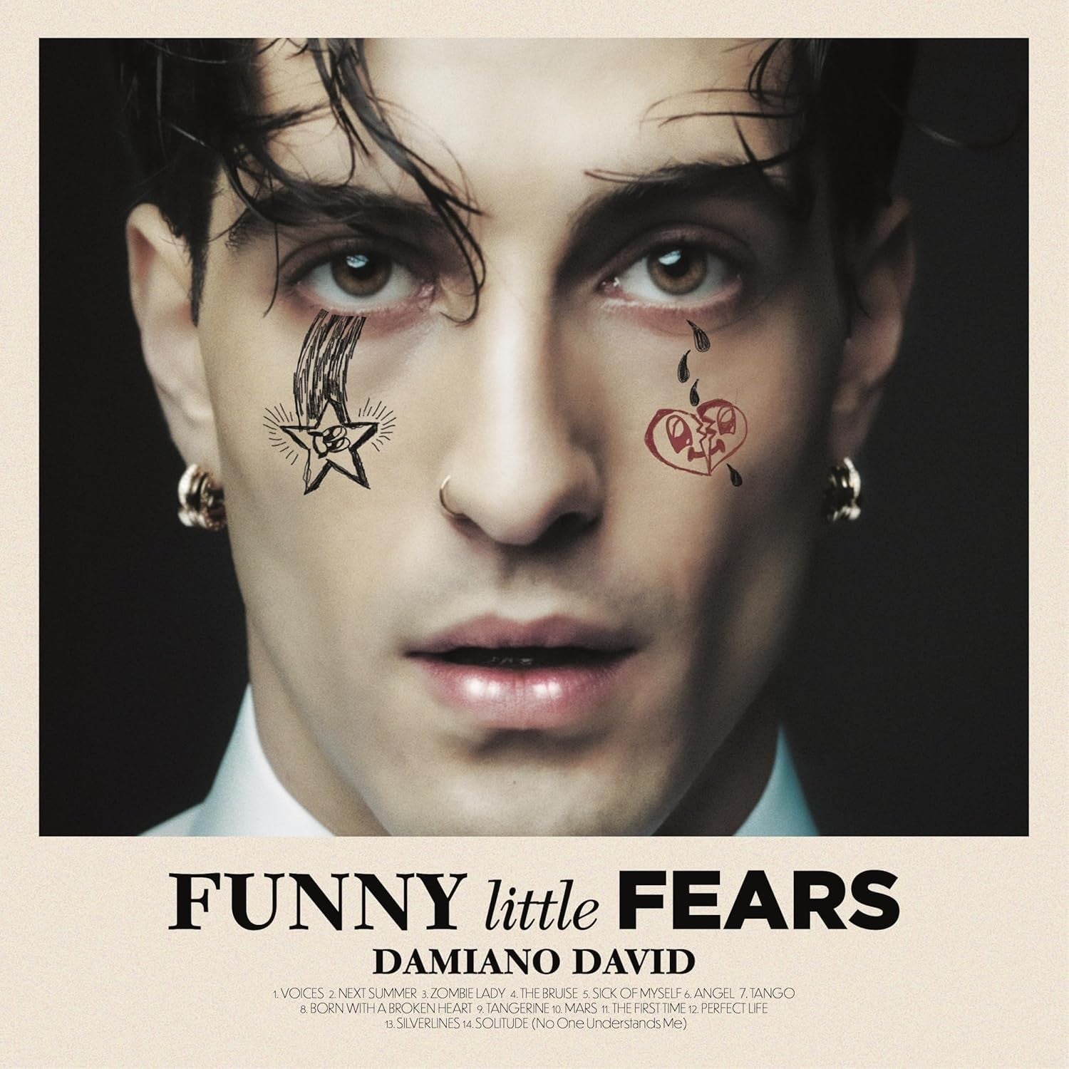 DAMIANO DAVID FUNNY LITTLE FEARS W/ BONUS TRACK Maneskin JAPAN DELUXE CD NEW