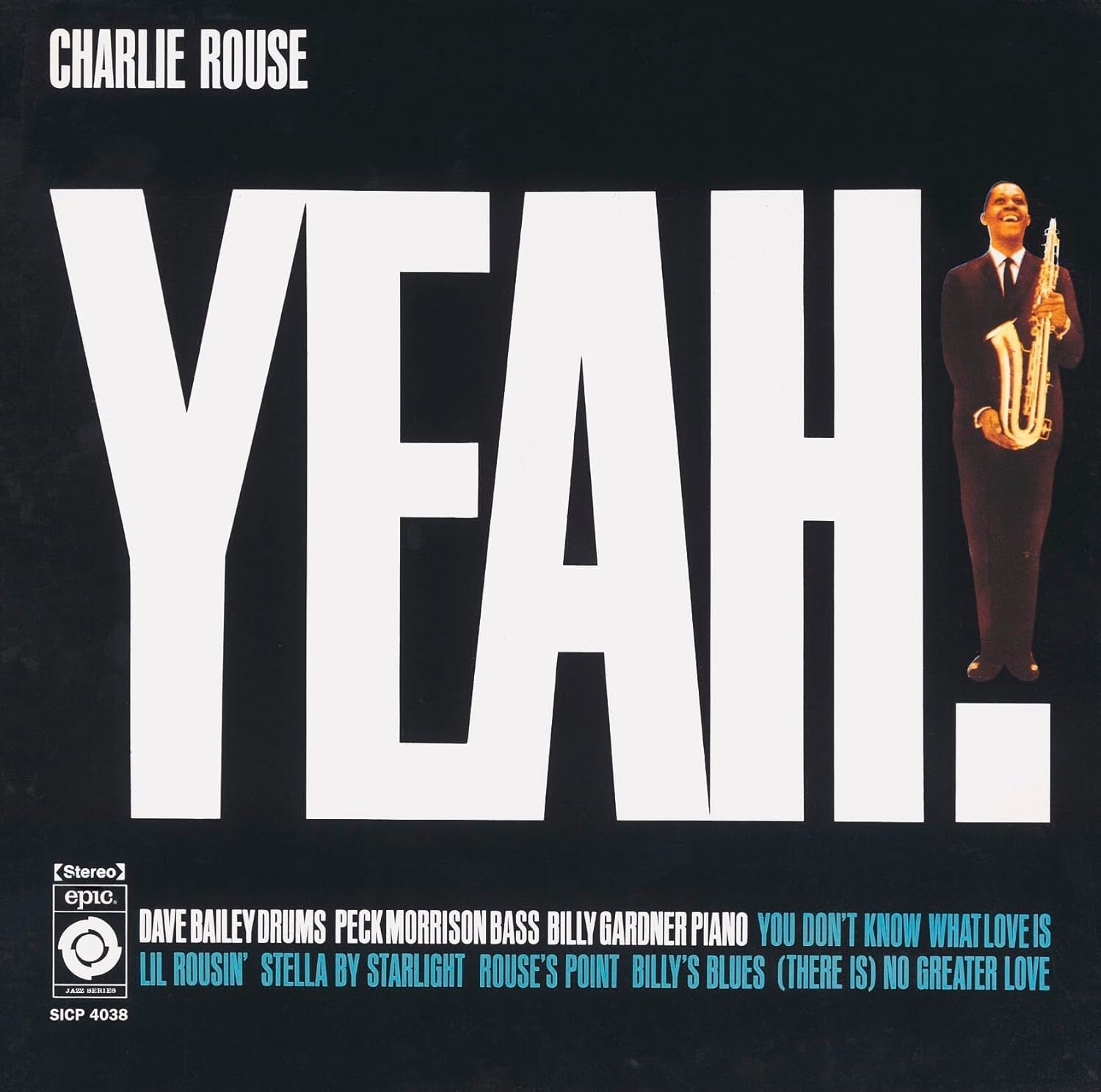 CHARLIE ROUSE YEAH! STEREO LIMITED PRESS 180g JAPAN VINYL RECORD New