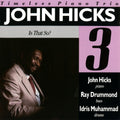 John Hicks Trio Jazz Piano Is That So? Japan CD OBI NEW
