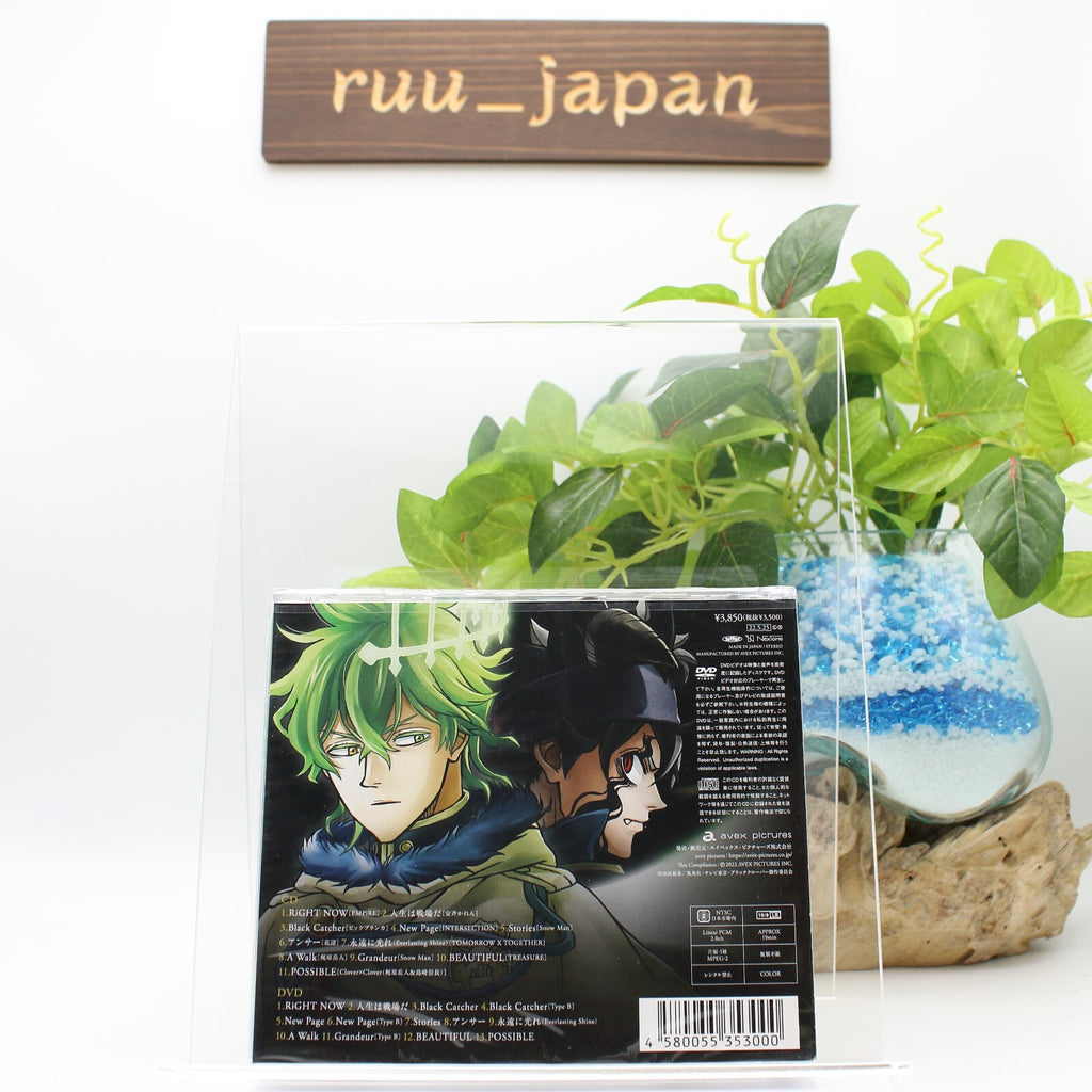 Black Clover Theme Song BEST 2 (ALBUM+DVD) (Limited Edition) Anime OST CD NEW