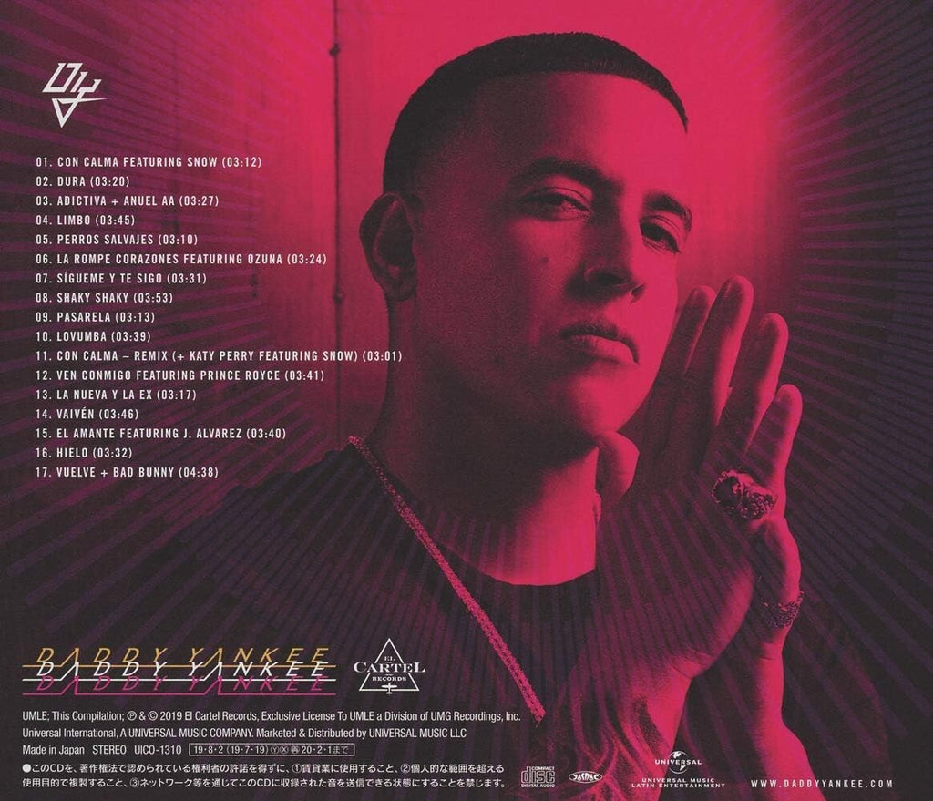 Daddy Yankee Con Calma Greatest Hits Japan Music CD NEW