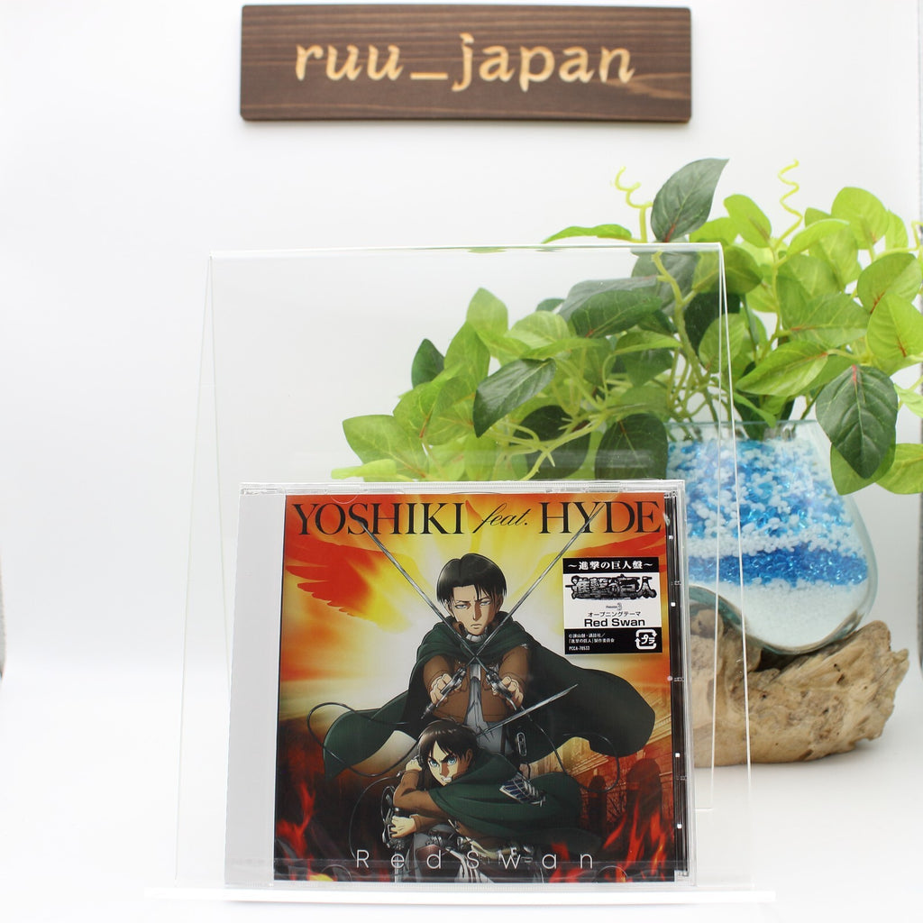 YOSHIKI FEAT. HYDE - RED SWAN [ATTACK ON TITAN VER.] CD From Japan NEW