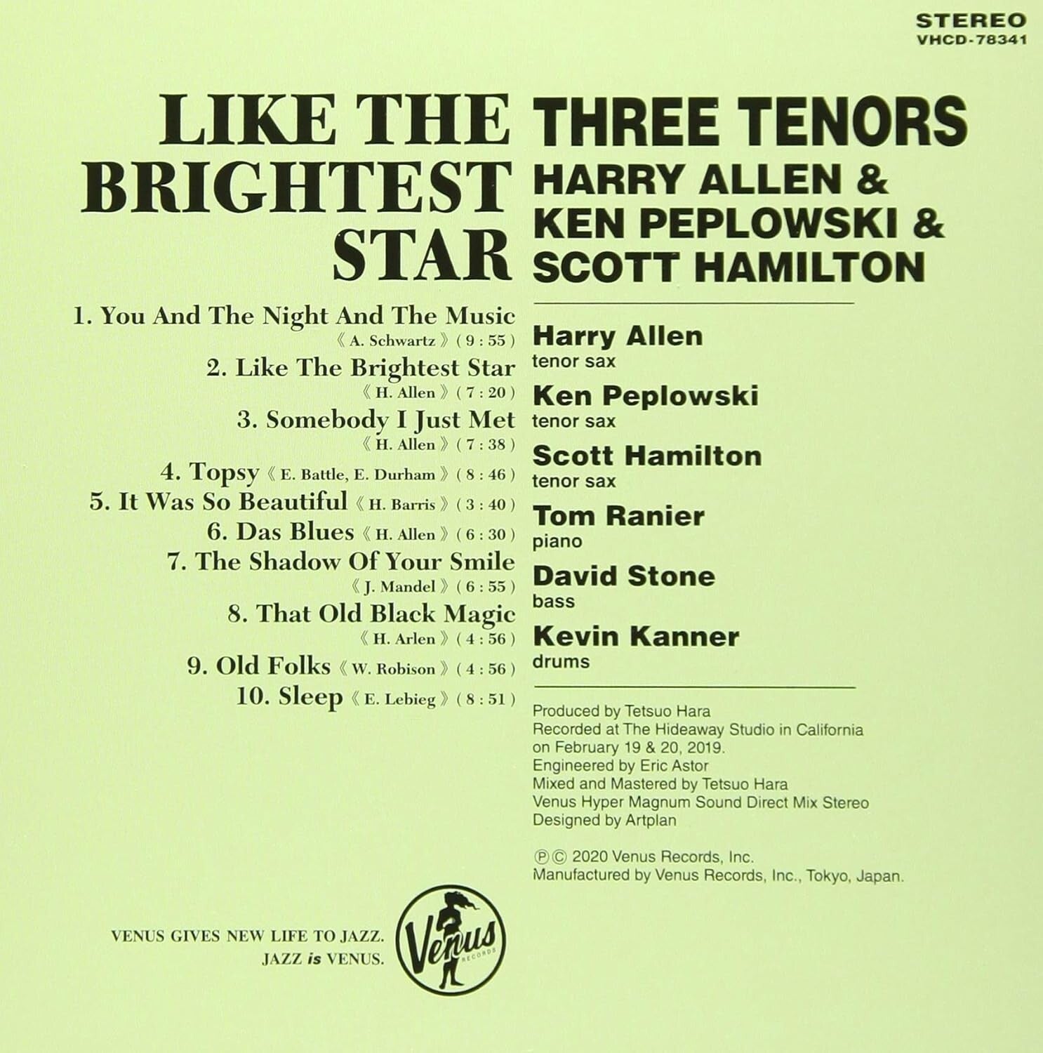 New THREE TENORS-LIKE THE BRIGHTEST STAR-JAPAN Paper Sleeve CD