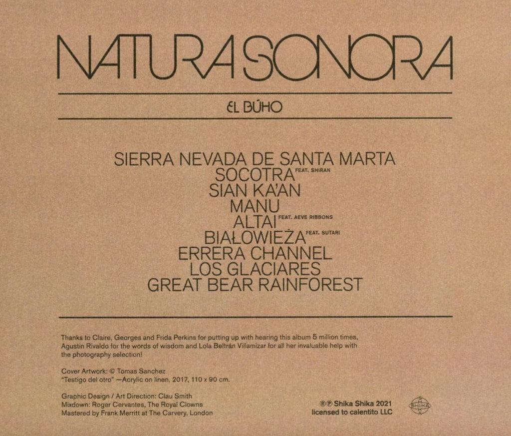 EL BUHO-NATURA SONORA-JAPAN CD New