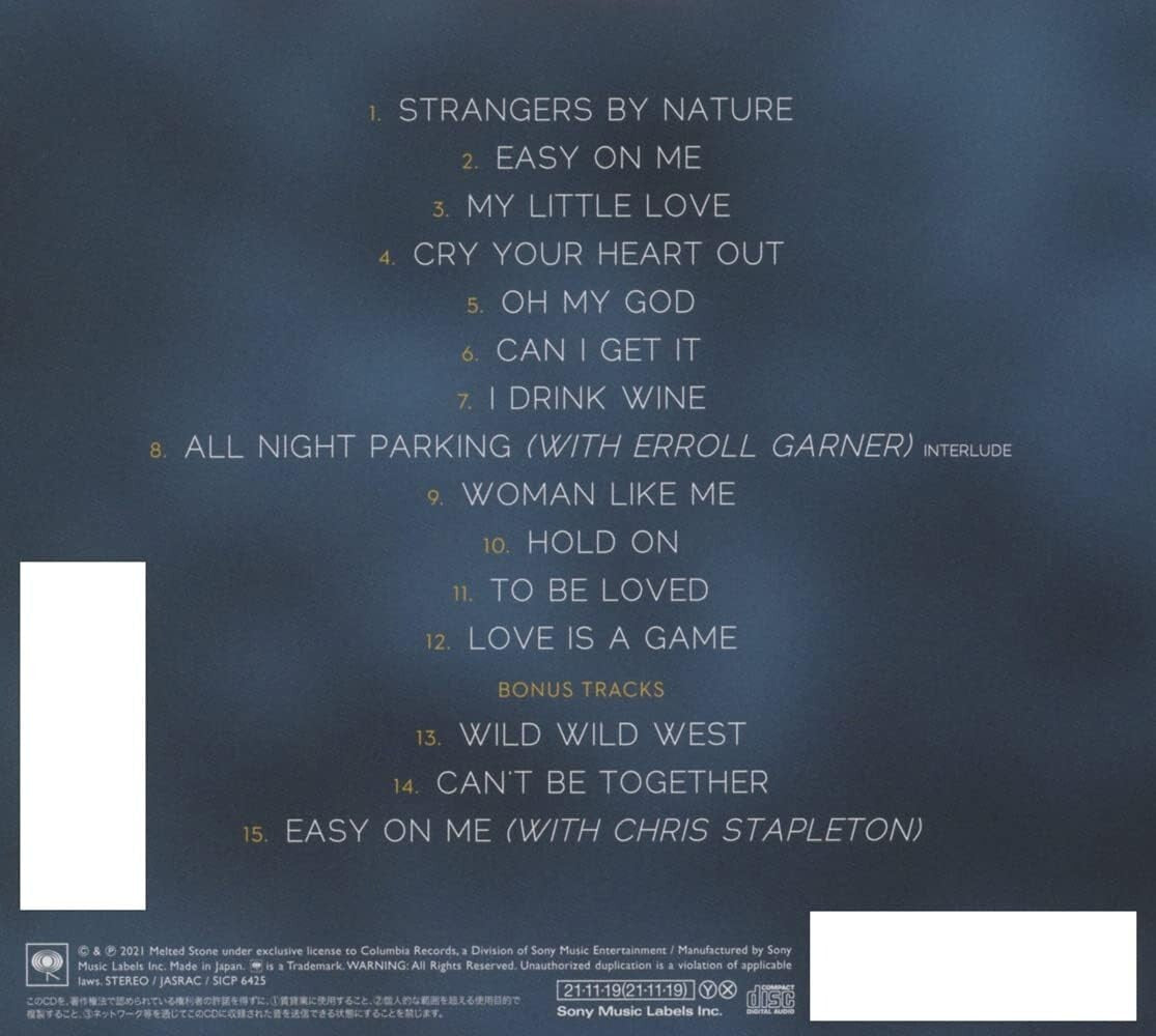 Adele SEALED BRAND NEW CD Adele 30 3 Bonus Tracks Paper Sleeve Japan OBI new