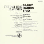 Barry Harris Trio Jazz CD The Last Time I Saw Paris Paper Sleeve OBI NEW