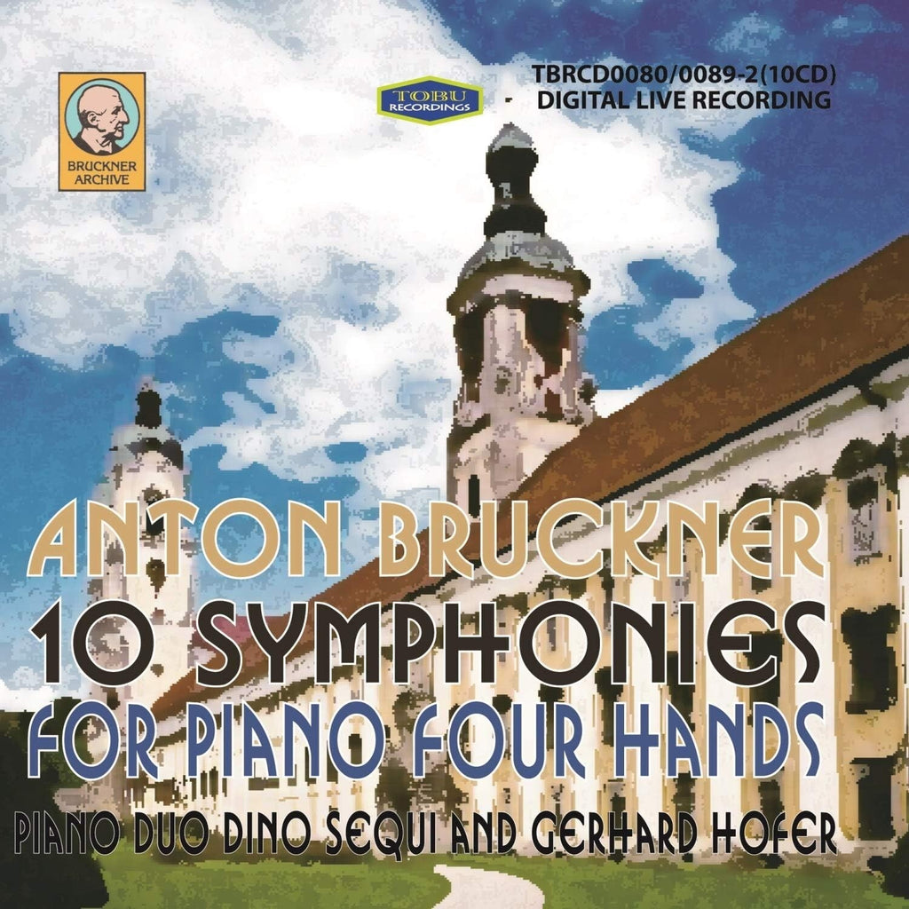 CD Bruckner 10 Symphonies For Piano Four Hands Sequi Hofer from Japan New